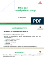 Antihyperlipidemic Drugs: Mechanisms and Management