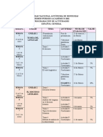 Programación de Español General