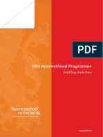BSN DBA International Programme Brochure