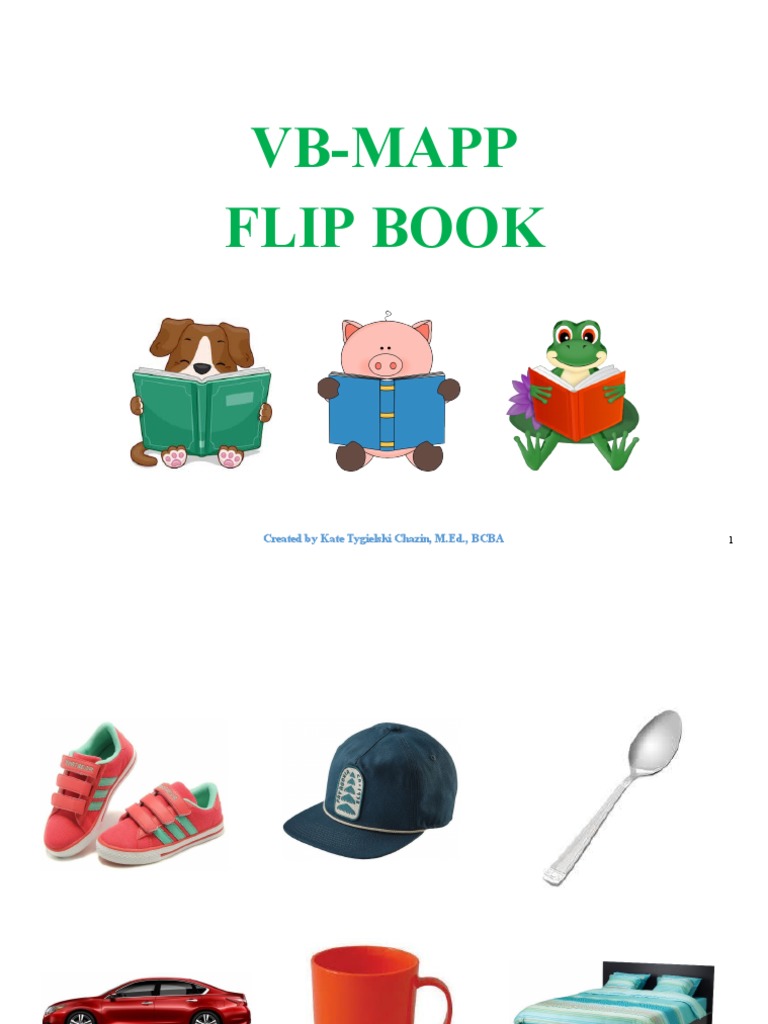 VBMAPP Flip Book A Visual Guide to Teaching Early Learning Skills