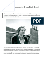 Hannah Arendt e o conceito de banalidade do mal - Sheborg - Medium