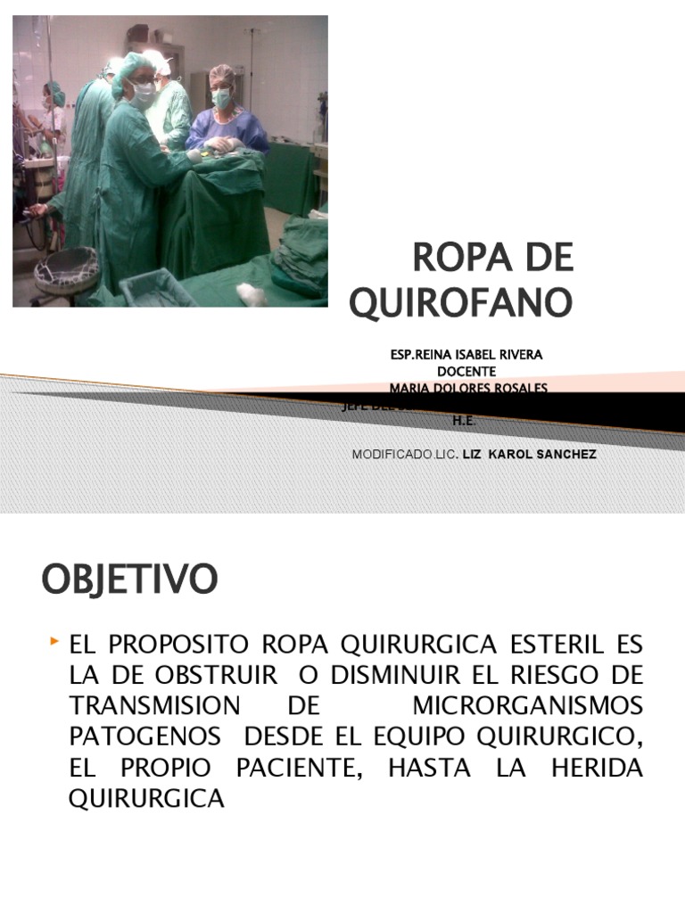 Ropa de Quirofano | PDF | Teatro operando | Ropa