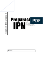 Examen Simulacro IPN 3 (2015)