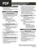 Venipuncture Complications and Preexamination Variables: Requistions