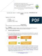 Plan de Clase - Grado 7-3 - Semana 9 - Guia 5 - 18 de Junio - Nutrición en El Ser Humano