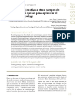 Del Coaching Ejecutivo A Otros Campos de Aplicación: Una Opción para Optimizar El Trabajo Del Psicólogo