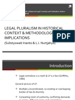 COURSE - SI - Legal Pluralism in The Historical Perspective - ANTROPOLOGI KEPOLISIAN