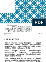 Kajian Penyelesaian Sengketa 2020 - ANTROPOLOGI KEPOLISIAN