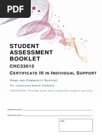 CHCHCS001 Home & Community Support