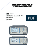 50 MHZ Programmable Pulse Generator: Model