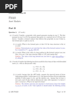 FM423 Practice Exam III Solutions