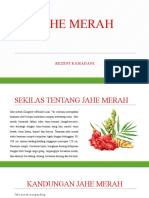 Jahe Merah: Rezeni Ramadani