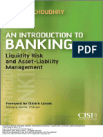 Securities Institute Introduction To Banking Liquidity Risk and Asset Liability Management 1 To 96