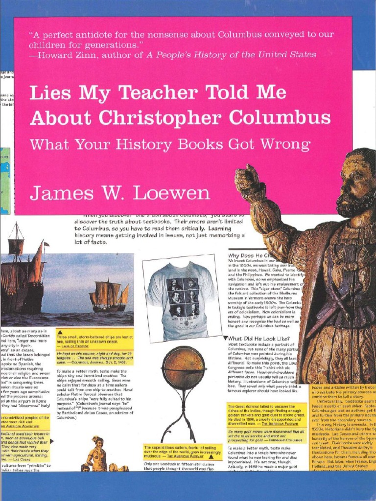 Lies My Teacher Told Me About Christopher Columbus | PDF | Christopher Columbus | Indigenous ...