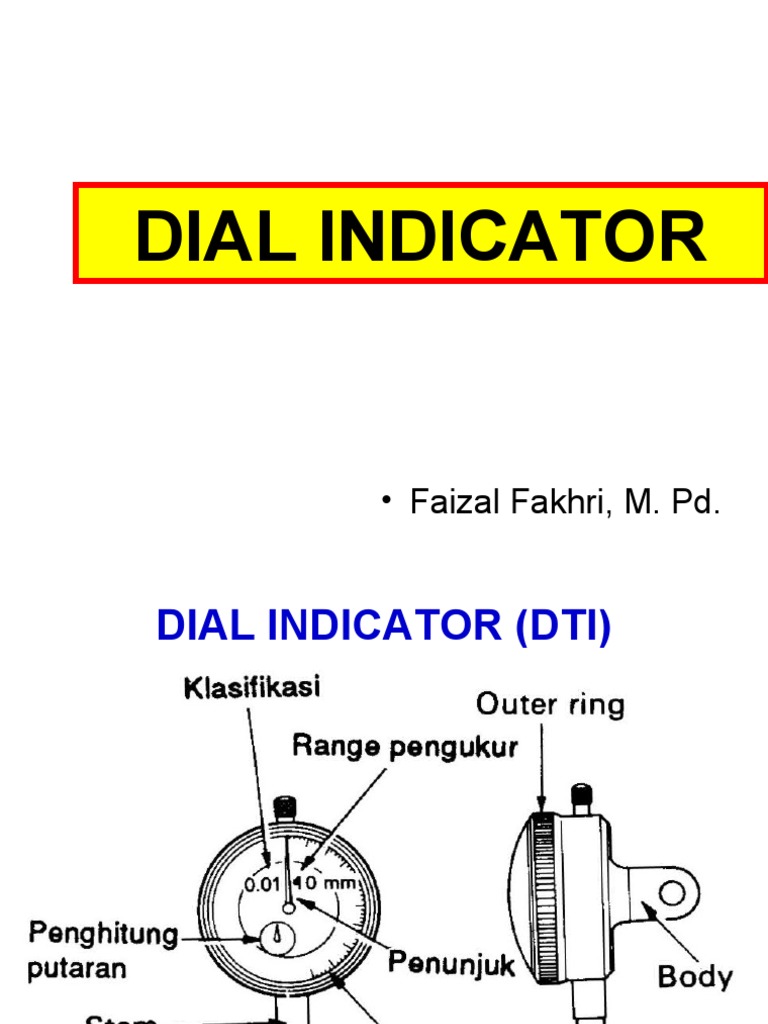 Dial Indicator PDF