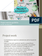 Project Exercise Guideline: Dr. Md. Tamzidul Islam