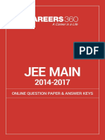 JEE Main Online Question Papers Answer Keys 2014 2017