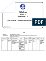 Silabus KTSP TIK 5