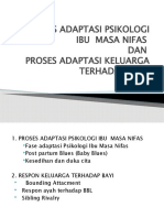 Proses Adaptasi Psikologi Ibu Masa Nifas