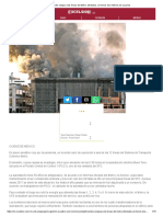 NP - Accidente Metro Ciudad de México - 10-01-2021 (Incendio)