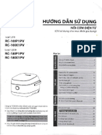 HDSD Nồi Cơm Điện Tử Toshiba RC-18IP1PV