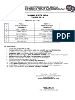 Jadwal Piket Rudis Maret 2019