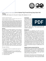 Case History of The Removal of A Hydrate Plug Formed During Deep Water Well Testing