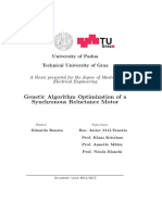 Genetic Algorithm Optimization of A Synchronous Reluctance Motor