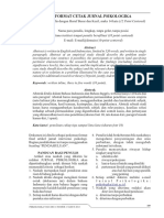 Format Jurnal Psikologika