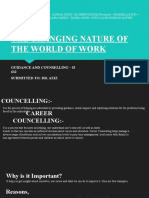 The Changing Nature of The World of Work