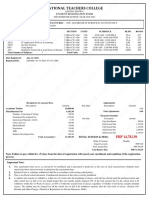 National Teachers College: Student Registration Form