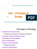 Unit - 2 Principles of Ecology