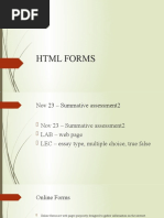 HTML Forms