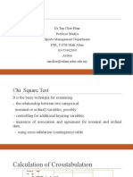 SRT 605 - Topic (8) Chi Square