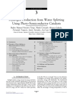 Hydrogen Production From Water Splitting Using Photo-Semiconductor Catalysts