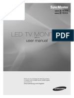 Led TV Monitor: User Manual