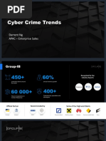 Cyber Crime Trends: Darrent NG APAC - Enterprise Sales