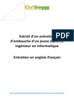 Extrait Dentretien Dembauche en Anglais Français (1)