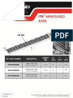 Armoured Bars: Itr Part Number Description Weight (KG) W (MM) T (MM) L (MM)