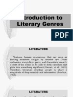 Introduction To Literary Genres