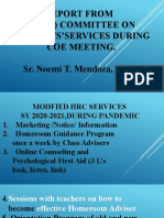 Modified Human Resource Center Services
