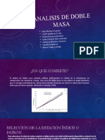 ANALISIS DE DOBLE MASA