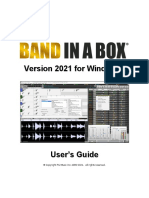 Band in A Box 2021 Manual