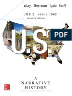 US A Narrative History, Volume 2 Since 1865 by James West Davidson Et Al.