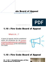 NFPA 1, Board of Appeal