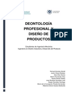 Tema 16 - Deontología Profesional y Diseño de Productos