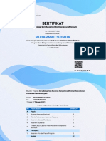 Sertifikat: Muhammad Suhada