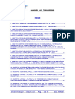 Manual de Tesouraria - Fluxo de Caixa SAP