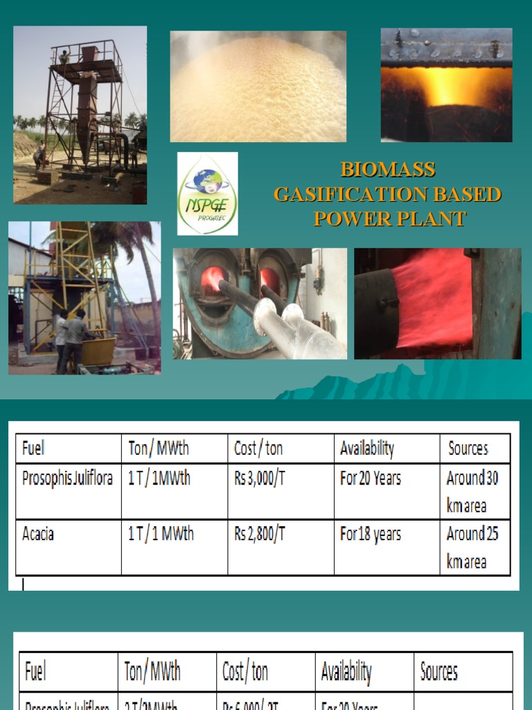 Biomass Gasification Power Plant Overview | PDF | Gasification | Biomass