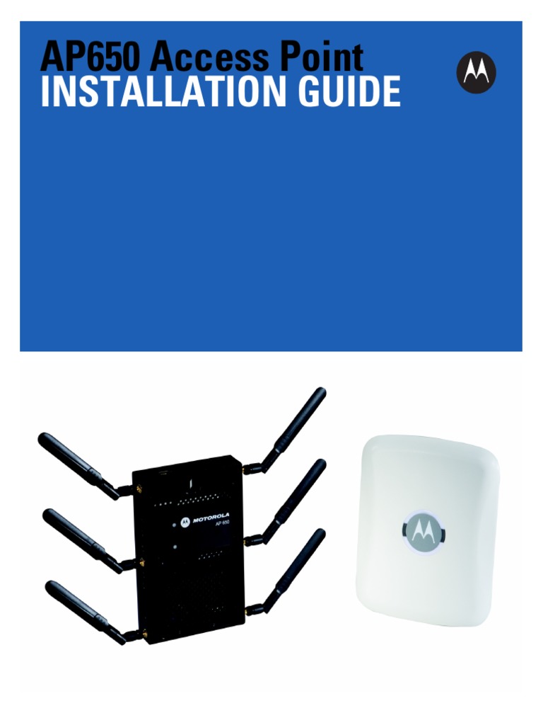 Installation Guide: AP650 Access Point | PDF | Ieee 802.11 | Wireless ...